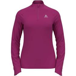 Odlo Women's Carve Light Zip Longsleeve - Festival Fuchsia