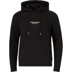 Jack & Jones Men's Printed Hoodie - Black