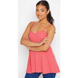 PixieGirl Ribbed Swing Cami Top - Pink