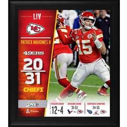 "Patrick Mahomes Kansas City Chiefs Framed 15" x 17" Super Bowl LIV Champions Collage"