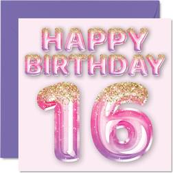 STUFF4 Cards & Invitations 16th Birthday Card for Girls