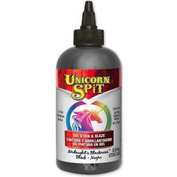 Unicorn Spit Wood Gel Stain and Glaze Midnight Blackness 8 fl oz