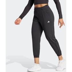 Adidas Aeroready Essentials Minimal Branding Woven Joggers Pants Black Regular Woman