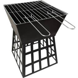 Samuel Alexander Redwood 33cm 33cm Garden Square Fire Pit Heater