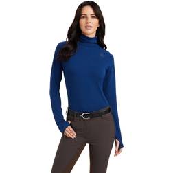 Ariat Women's Venture Baselayer Top Long Sleeve in Estate Blue, X-Small