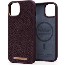 Njord byELEMENTS Salmon Leather MagSafe Case for iPhone 14