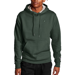 Champion Powerblend C Logo Hoodie Unisex - Dark Green