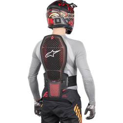 Alpinestars Nucleon KR-R Cell Motorcycle Back Protector, Black/Red