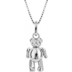 D For Diamond Teddy Bear Pendant P5299