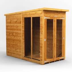 power Pent Roof Summerhouse 4'x8' Golden (Building Area )