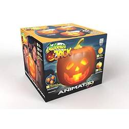 Jabberin' jack talking animated pumpkin projector & speaker orange halloween