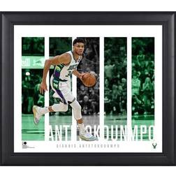 "Giannis Antetokounmpo Milwaukee Bucks 15" x 17" Panel Player Collage"