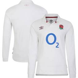 Umbro England Rugby Home Classic Long Sleeve Jersey 2023/24 White Mens
