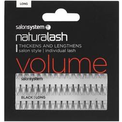 Salon System Individual Lashes Black Long