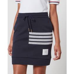 Thom Browne Logo-Print Cotton Mini Skirt IT 36/UK