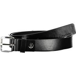 Calvin Klein Black Leather Men's Belt