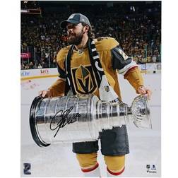 Chandler Stephenson Vegas Golden Knights Autographed 2023 Stanley Cup Champions 16" x 20" Raising Photograph