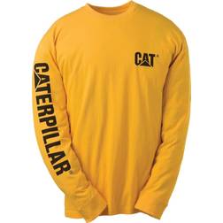 Caterpillar Banner Long Sleeve T-Shirt Yellow