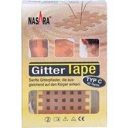 Jovita Pharma Gitter Tape Type C 44x52 20x2 Pflaster 1X40