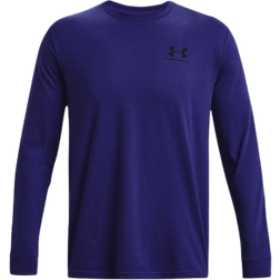 Under Armour Men's UA Sportstyle Left Chest Long Sleeve T-shirt - Sonar Blue/Black