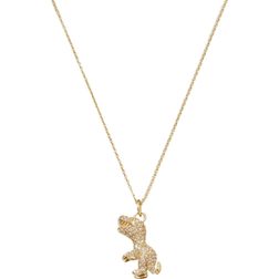 Coach Rexy Necklace - Gold/Transparent