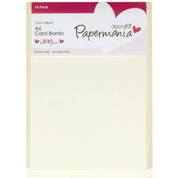 Papermania A6 Cream Cards and Envelopes Pack of 10