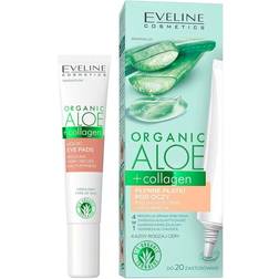 Eveline Cosmetics organic aloe + collagen liquid eye pads reducing dark circles