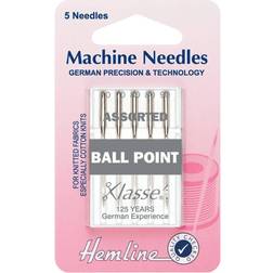 Hemline Sewing machine needles stretch assorted