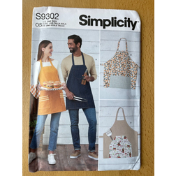 Simplicity Sewing Pattern Apron White