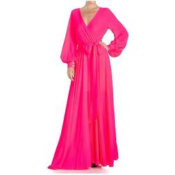 MEGHAN LA Lilypad Maxi Dress - Neon Pink