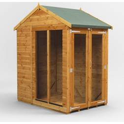 power Apex Roof Summerhouse 4'x6' Golden