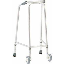 NRS Healthcare Ultra Narrow Walking Frame with Wheels