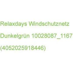 Relaxdays Windschutznetz dunkelgrün 50,0 2,0