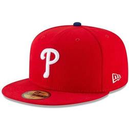 New Era Phillies 59Fifty Authentic Cap Adult Red