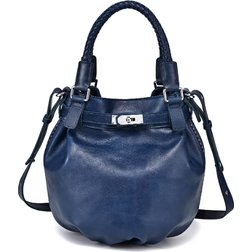 Old Trend Pumpkin Bucket Bag - Navy