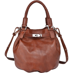 Old Trend Pumpkin Bucket Bag - Coffee