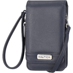 Nautica Catalina Vegan Leather RFID Crossbody Bag - Indigo