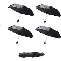 Prima Compact Folding Umbrella Black 4