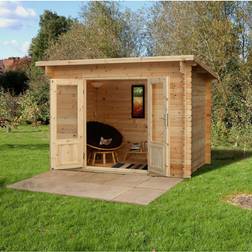 Forest Garden Harwood 3m 2m Log Cabin 28mm (Building Area )