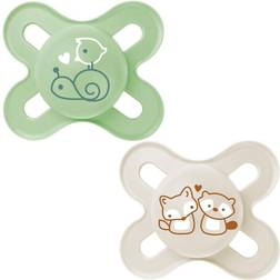 Mam UK Ltd Pure Start 0-2M Soother 2PK Unisex