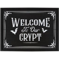 Welcome To Our Crypt Plaque Shipping Wall Decor