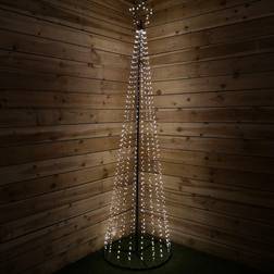 SnowTime 1.85m Maypole 560 Flashing Wire Lights Christmas Tree