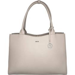 Socha Business Bag Straight Line, 15.6" laptop bag for women -Vanilla