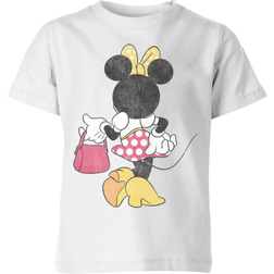 Disney Kid's Minnie Mouse Back Pose T-shirt - White