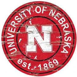 Fan Creations Nebraska Cornhuskers Circle Sign