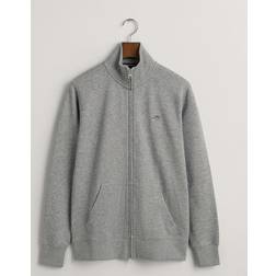 Gant Herr Shield zip sweatshirt Grå