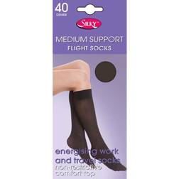 Silky Support Flight Socks One Black