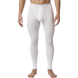 Waffle Knit Thermal Long Johns - White