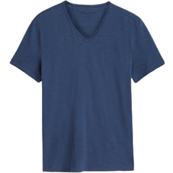 John Varvatos Miles V-Neck T-shirt - Blue Graphite