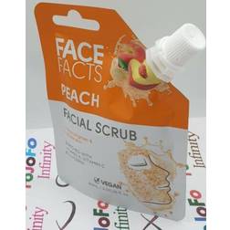 Face Facts peach scrub help refresh & smooth skin